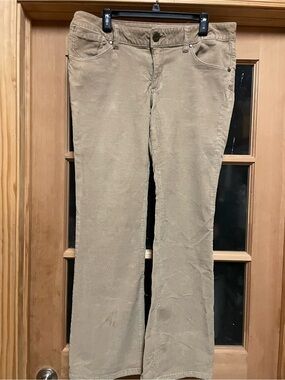 Arizona Jean Company Beige Corduroy Boot Cut Pants